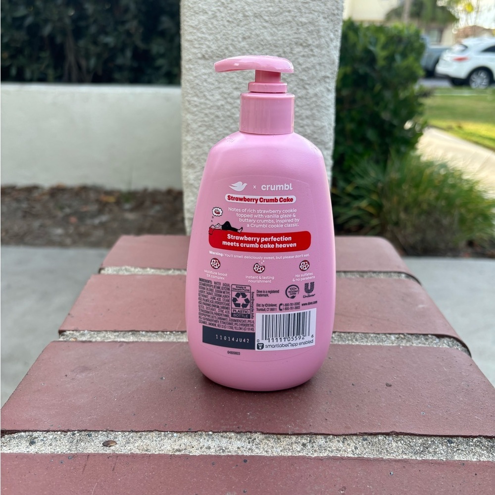 Dove x Crumbl Strawberry Crumb Cake Lotion - Picture 2 of 2